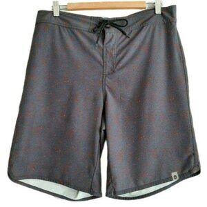 OUR CASTE Swim Board Short Blue & Red Men's Sz W32 M